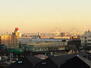 リーデンススクエア横浜鶴見 バルコニーからの眺望（夕日）　