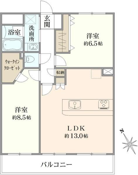 ウィンベルコーラス大宮第２ 4階 2LDK 物件詳細