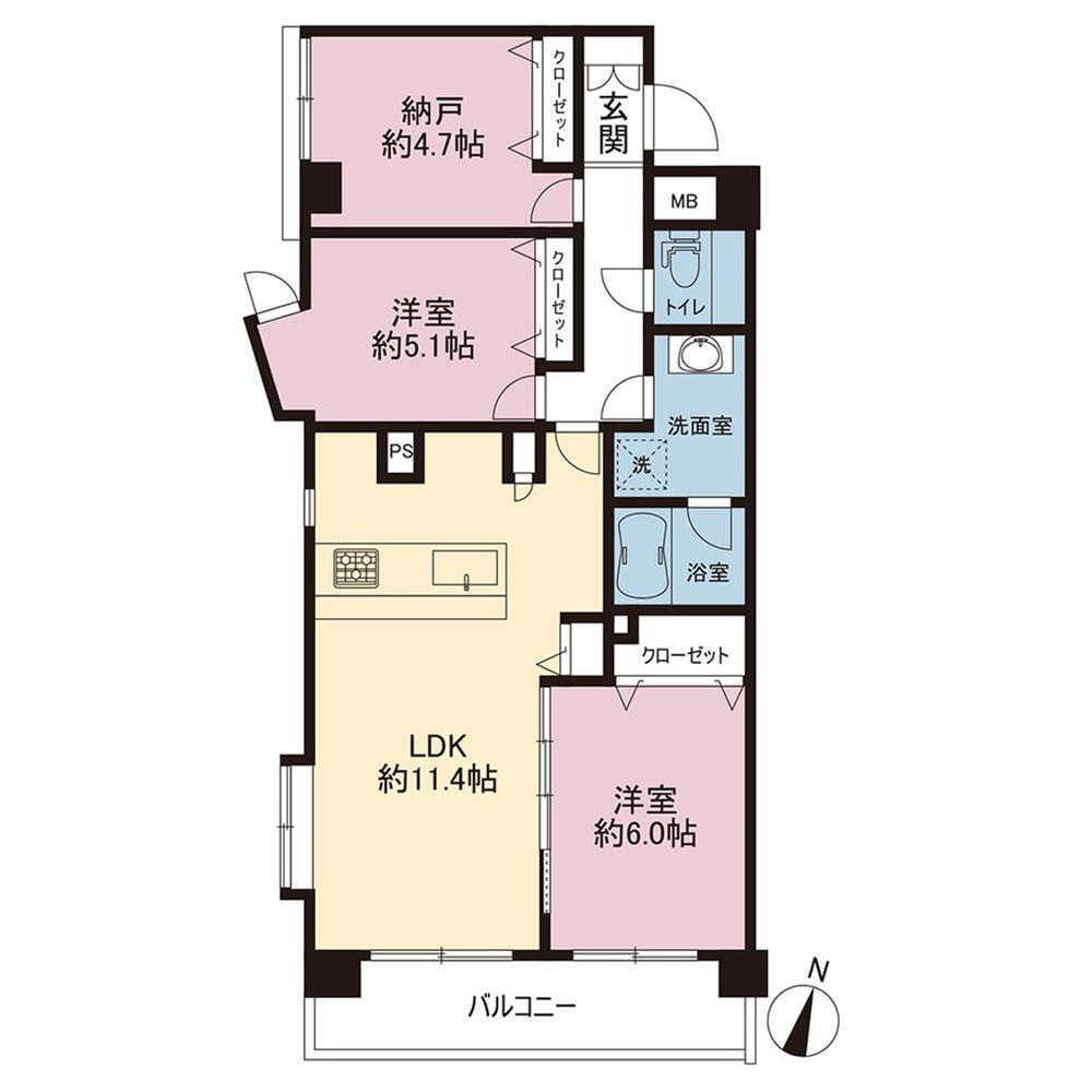 サングレイス洋光台 2階 2SLDK 物件詳細