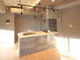 ヴィアシテラ新宿 人気の対面式キッチン。開放感があるので作業効率も上がります。