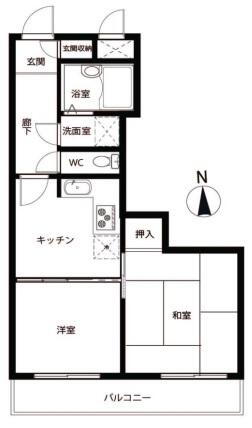 セザール青葉台　～リフォーム済み住戸によりそのままお住まい頂けます～ 3階 2DK 物件詳細
