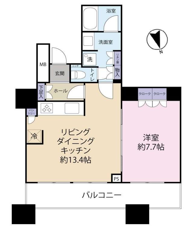 芝浦アイランドグローヴタワー 19階 1LDK 物件詳細