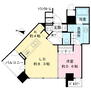 パークタワー横濱ポートサイド 1LDK、価格8980万円、専有面積45.35m<sup>2</sup>、バルコニー面積7.78m<sup>2</sup> 