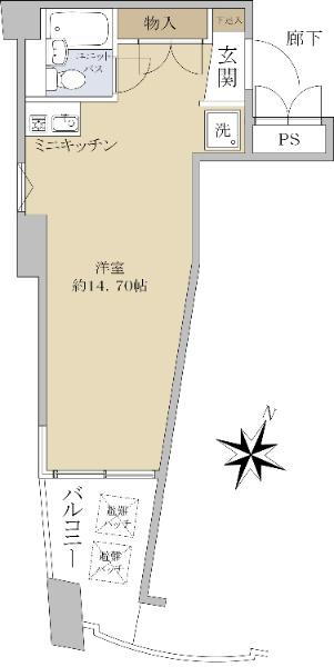 ＡＳＰフェニックスビル 4階 ワンルーム 物件詳細