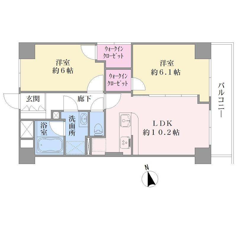 メイツ大森 3階 2LDK 物件詳細