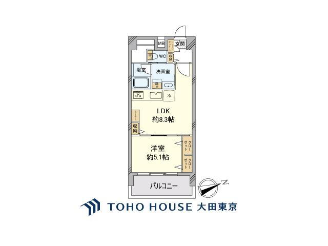 ヴァン・ヴェール新宿 5階 1LDK 物件詳細