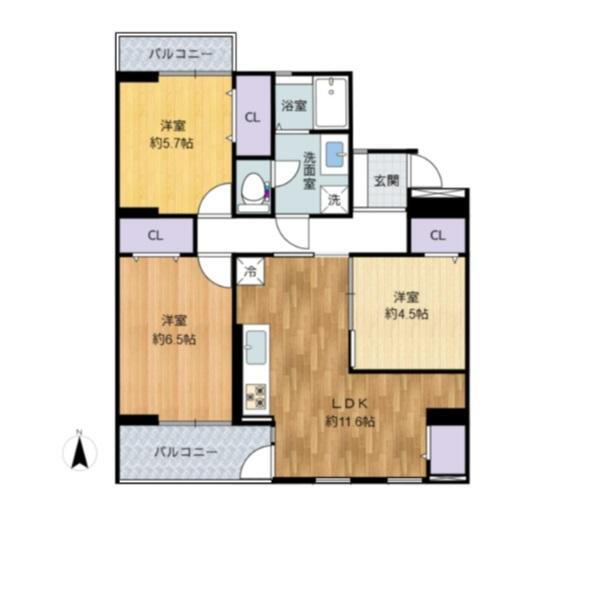 金沢シーサイドタウン第１住宅１０－３号棟　～新規内装リノベーション済み 3階 3LDK 物件詳細
