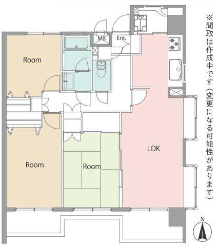 コムーネ八王子片倉 3LDK、価格2399万円、専有面積71.82m<sup>2</sup>、バルコニー面積7.74m<sup>2</sup> 中古マンションの3LDKは、経済的で、一般的な広さがあり、夫婦又は3人家族に最適です。リビングルームでは、食事会を楽しむスペースがあることや、部屋の用途は、寝室や子供部屋を設…