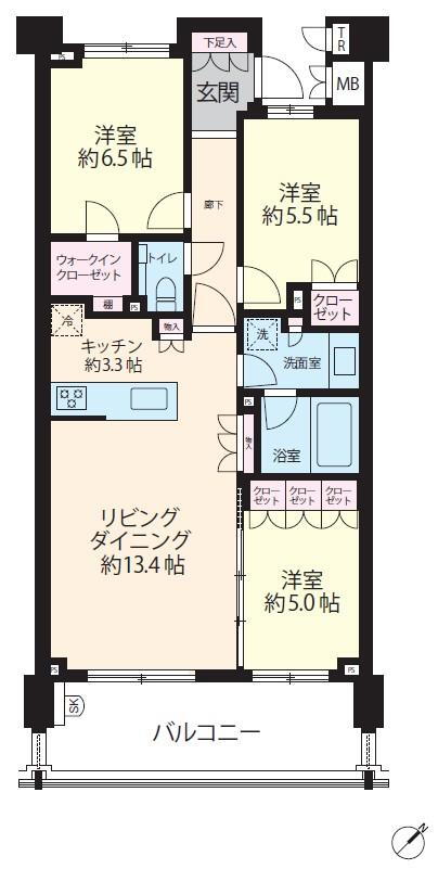 クオン新浦安 3階 3LDK 物件詳細