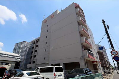 川口第2永谷マンション 第二永谷マンションの外観(北西側から)