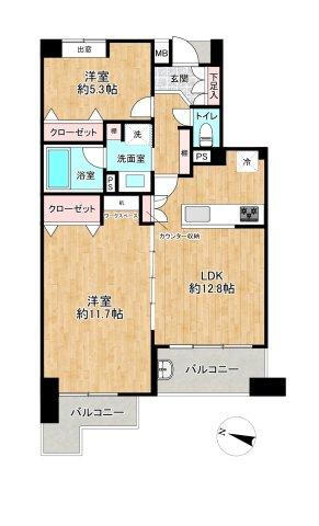 フォレッジ多摩永山 2階 2LDK 物件詳細