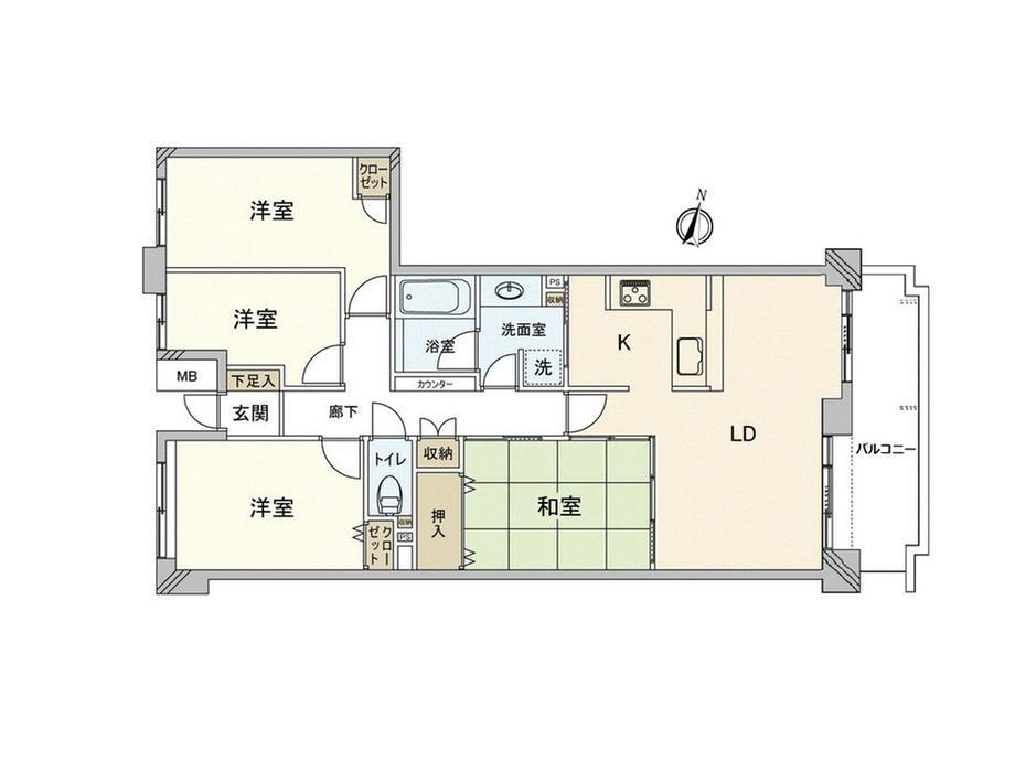 シティクレスト横浜上永谷　弐番街 3階 4LDK 物件詳細