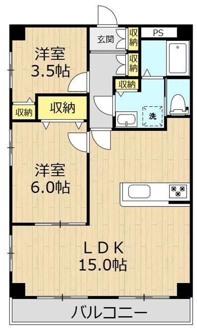 ソレイユヒルズ青梅 5階 2LDK 物件詳細
