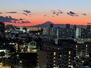 ライオンズプラザ稲毛海岸 富士山　夕景