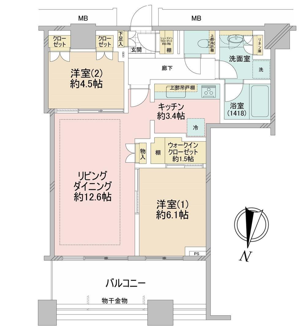 芝浦アイランドケープタワー 43階 2LDK 物件詳細