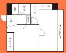 セブンスターマンション東中野 1DK、価格1999万円、専有面積28.35m<sup>2</sup> 