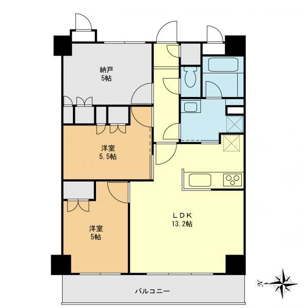 サンクレイドル六町パラッツォ 3階 2SLDK 物件詳細