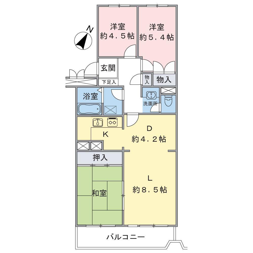 ファミール戸塚 5階 3LDK 物件詳細