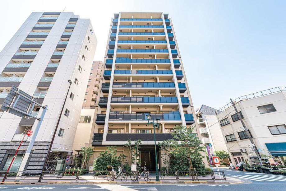 クレヴィア日暮里　ＴＨＥ　ＲＥＳＩＤＥＮＣＥ 東側からの外観