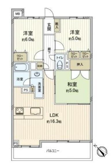 レグザ南市川 1階 3LDK 物件詳細