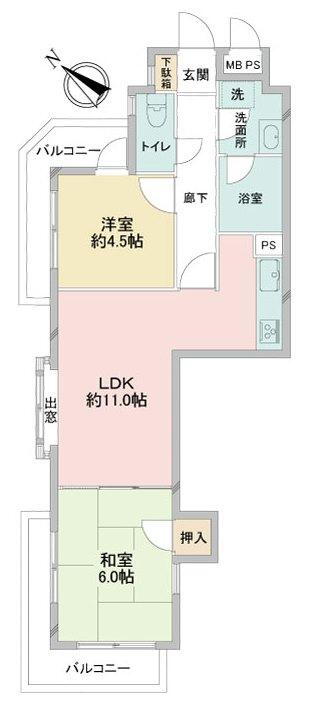 ライオンズマンション金沢八景第６ 3階 2LDK 物件詳細