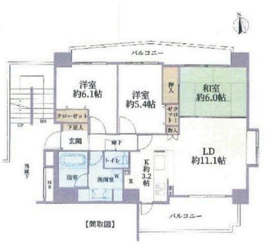 バームステージ葛西 7階 3LDK 物件詳細