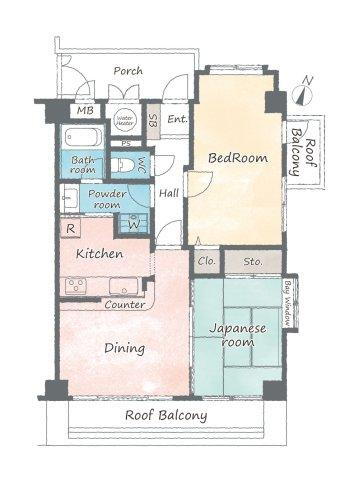 ライオンズマンション草加西町 5階 3LDK 物件詳細