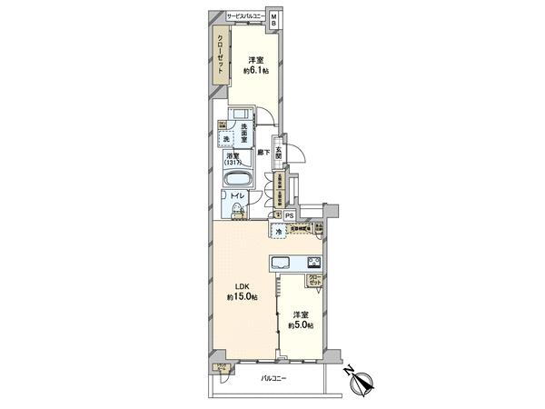 サンアリーナ永福町 4階 2LDK 物件詳細