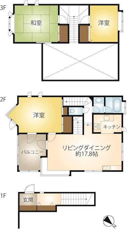 ニュー箱根ヴィレッジ１２号棟 1階 3LDK 物件詳細
