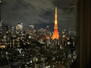 パークコート麻布十番ザ・タワー リビングルームからは、東京タワーや港区の夜景を一望できます。