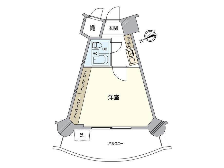 ライオンズプラザ平間駅前 13階 1K 物件詳細