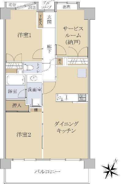 セントレー大宮 5階 2SDK 物件詳細