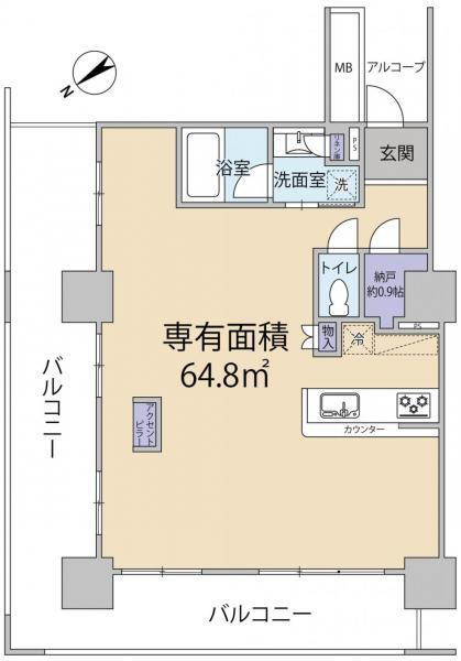 パークタワー八千代緑が丘 19階 ワンルーム 物件詳細