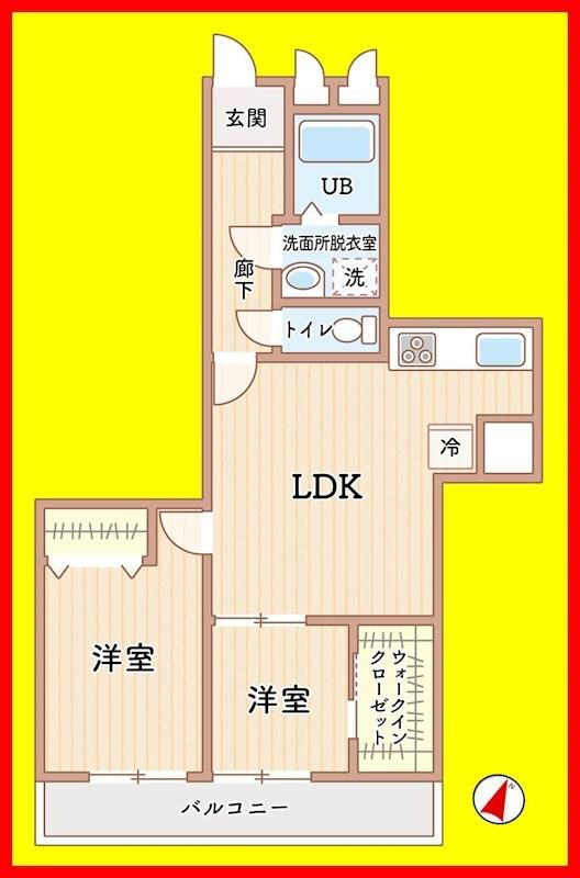 東和中央マンション 2LDK、価格2690万円、専有面積58.74m<sup>2</sup>、バルコニー面積6.72m<sup>2</sup> スカイツリービューのお部屋です♪