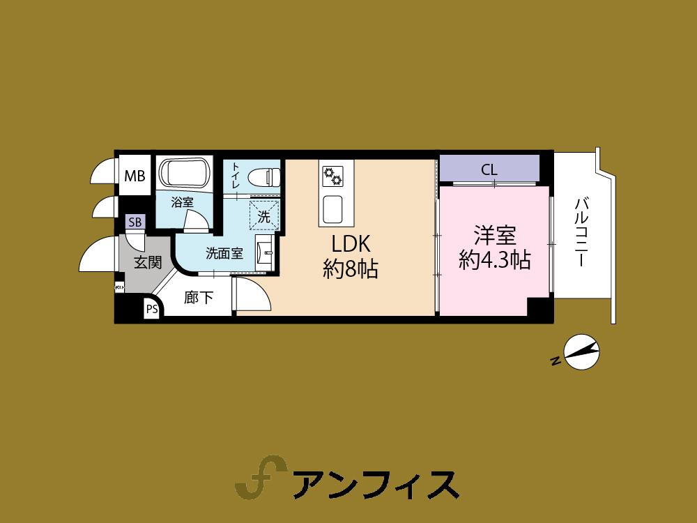 ビラ自由が丘 4階 1LDK 物件詳細
