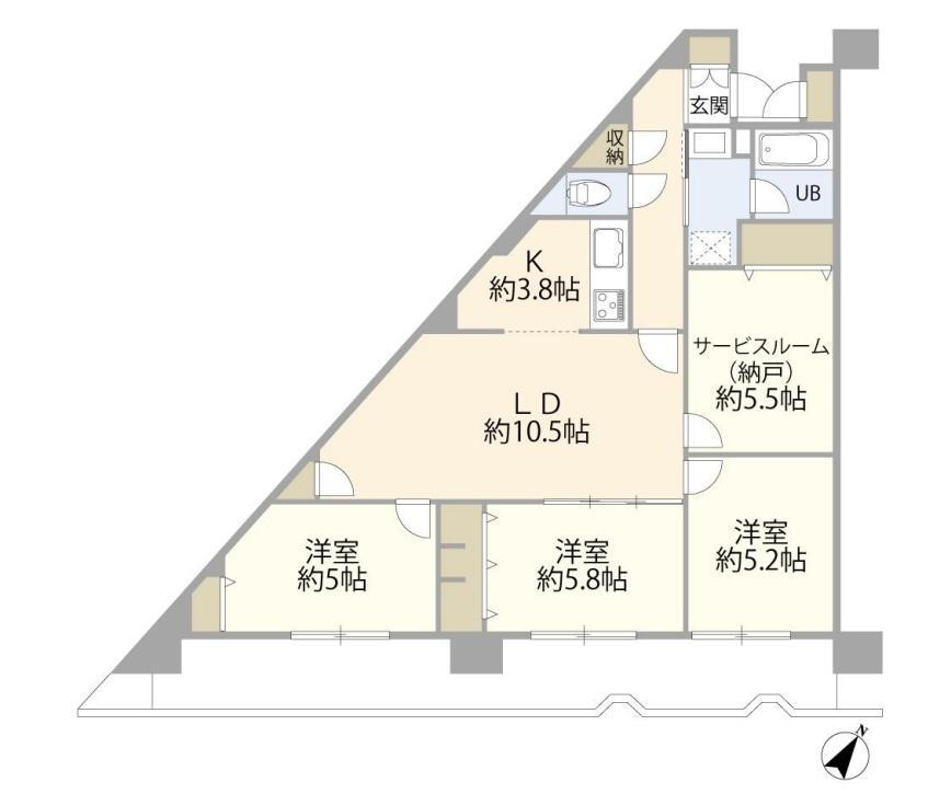 ストークマンション南浦和 6階 3SLDK 物件詳細