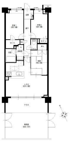 クレストフォルム横浜根岸 1階 3LDK 物件詳細