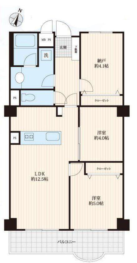 ライオンズプラザ浦和元町シティー 5階 3LDK 物件詳細