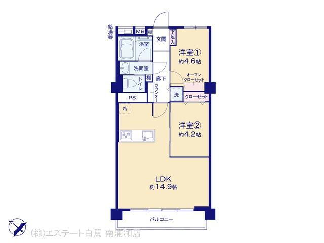 川口ファミリーマンション 6階 2LDK 物件詳細