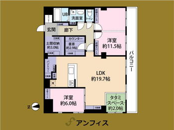 自由ヶ丘第３マンション 3LDK、価格6480万円、専有面積117.58m<sup>2</sup> 