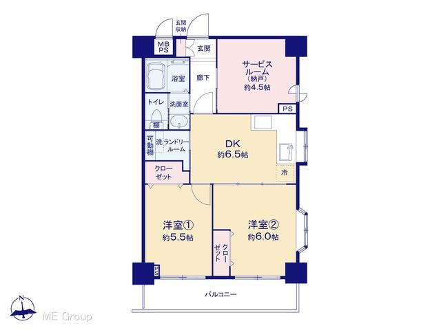 ライオンズマンション西川口第６ 4階 2SDK 物件詳細