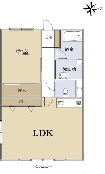 洋光台マンション 6階 1LDK 物件詳細