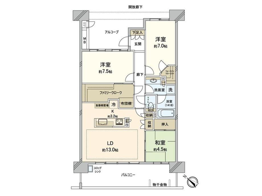 千葉マリンコート 11階 3SLDK 物件詳細