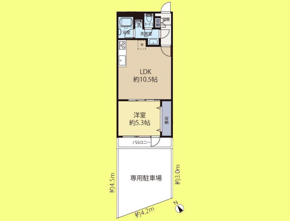 コペル大森 1階 1LDK 物件詳細