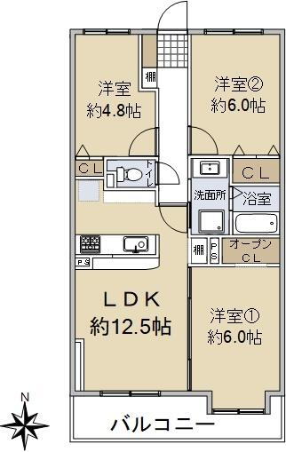 ライオンズプラザ新越谷 2階 3LDK 物件詳細