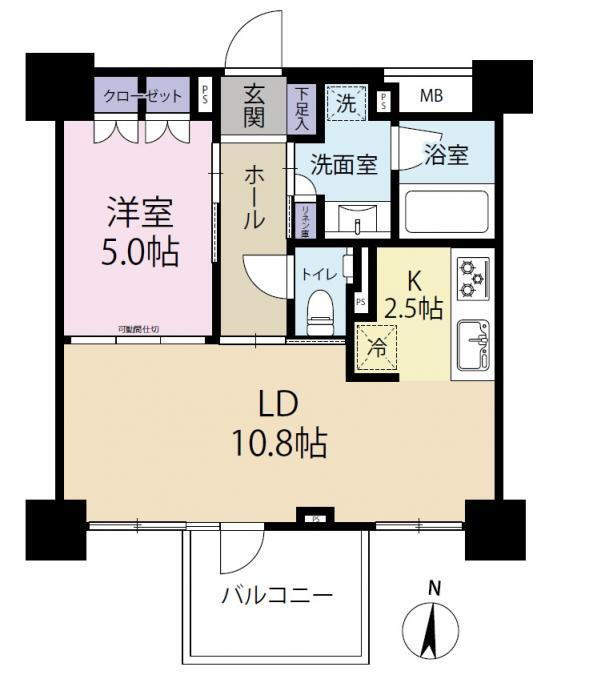 レクセル高田馬場 5階 1LDK 物件詳細