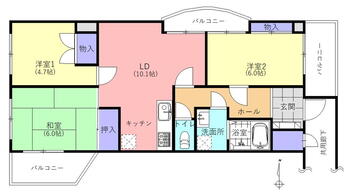 ケントステージ柏崎 3LDK、価格670万円、専有面積57.78m<sup>2</sup> 