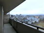 サーパス千手 バルコニーから南側の眺望、６階から街を見下ろせます