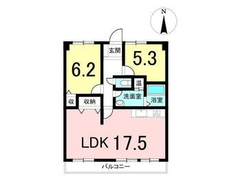 アコールマンション平田 2LDK、価格1880万円、専有面積61.91m<sup>2</sup> 