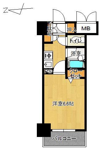 ◆ダイアパレス高田本町　４０５号室◆リモート使いにもどうぞ♪ 3階 1K 物件詳細